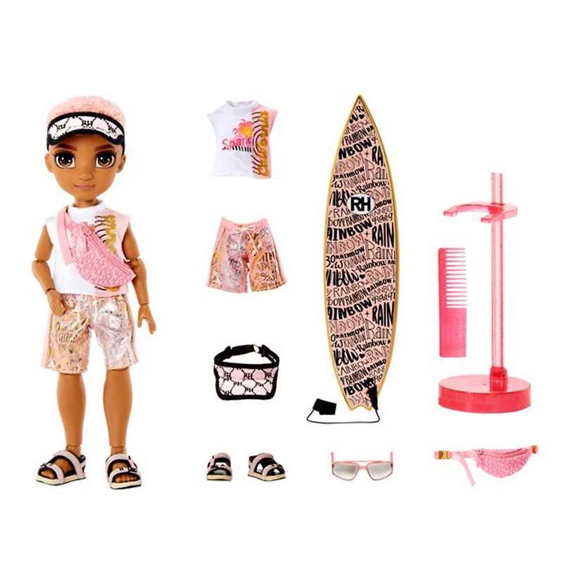 Poupée-mannequin Rainbow High Pacific Coast Finn Rosado