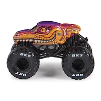 Monster Jam, Monster truck Velociraptor officiel, véhicule en métal moulé, échelle 1:64