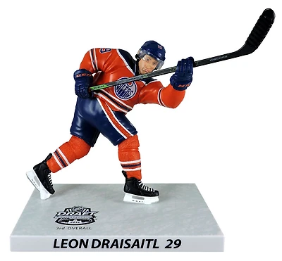 Leon Draisaitl Repêchage 2014 Édition limitée Figurine de la LNH de 6 pouces.