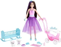 Barbie-Skipper et ses Agneaux-Coffret, poussette