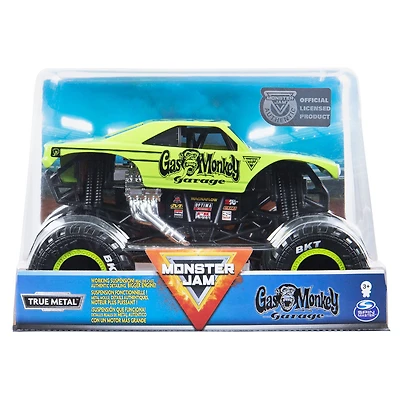 Monster Jam, Official Gas Monkey Monster Truck, Die-Cast Vehicle, 1:24 Scale