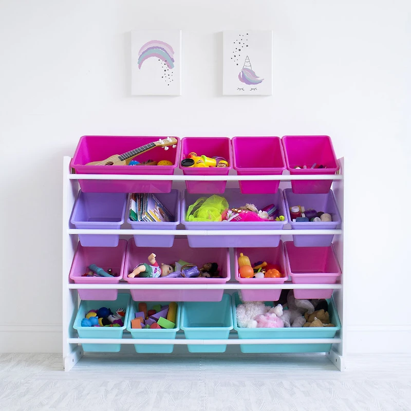 Toy Organizer with Bins
