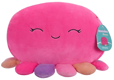 Squishmallows Stackables 12" - Octavia Poulpe rose aux tentacules multicolores