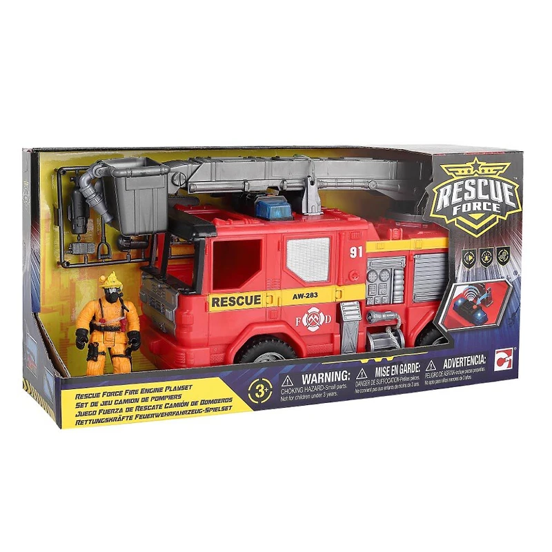 Rescue Force Fire Engine Playset