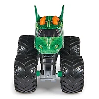 Monster Jam, Monster truck Dragon officiel, véhicule en métal moulé, échelle 1:64