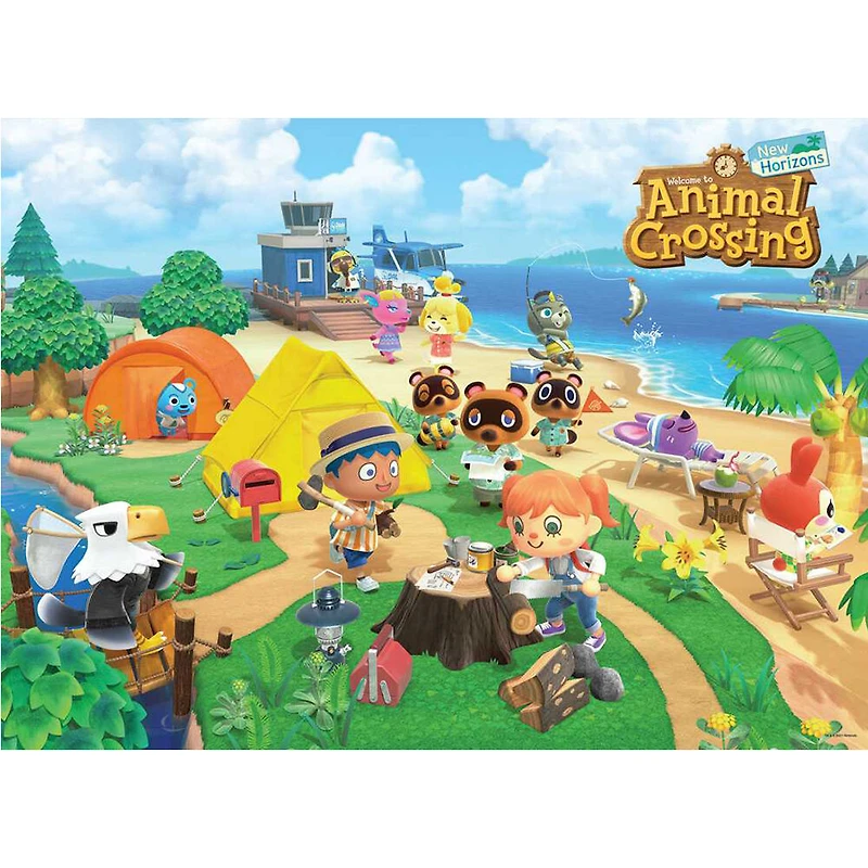 Casse-Tête De 1000 Pièces - "Animal Crossing" "Welcome to Animal Crossing" - Édition anglaise
