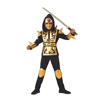 Gold Ninja Costume Size Medium (8-10)