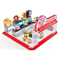 Mini Aire de restaurants pour Mini Brands de restaurants avec 1 Mini exclusif 5 Surprise par ZURU