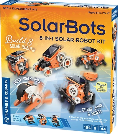 Thames et Kosmos SolarBots: Robot Solaire 8-en-1 (Kit d'Expérimentation Scientifique) - Édition anglaise