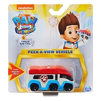 PAW Patrol, Jouet viseur Peek-A-View Vehicle Paw Patroller True Metal du film avec 4 scènes