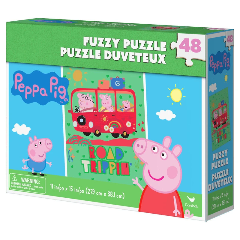 Peppa Pig, Puzzle duveteux de 48 pièces