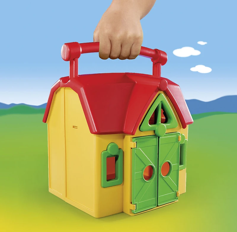 Playmobil - Ferme transportable avec animaux