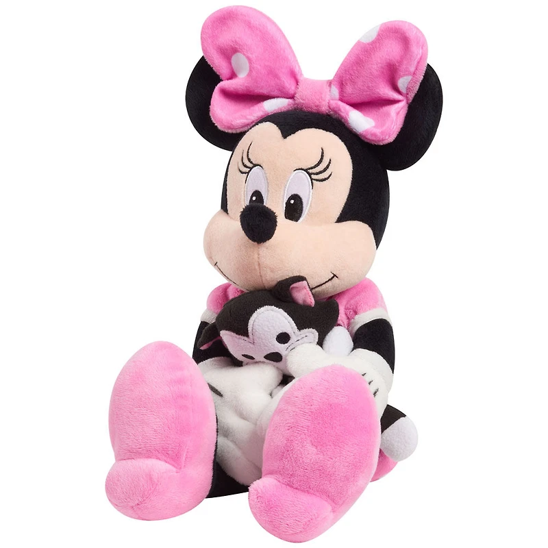 Peluche Minnie Mouse avec Figaro de Disney Classics