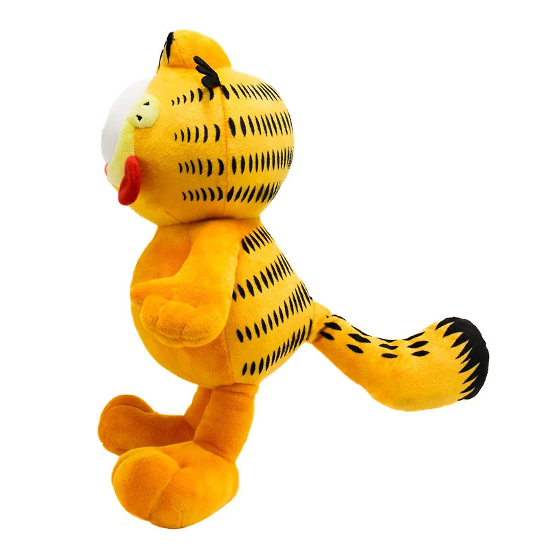 Garfield en peluche version classique- expression avec grimace - moyenne