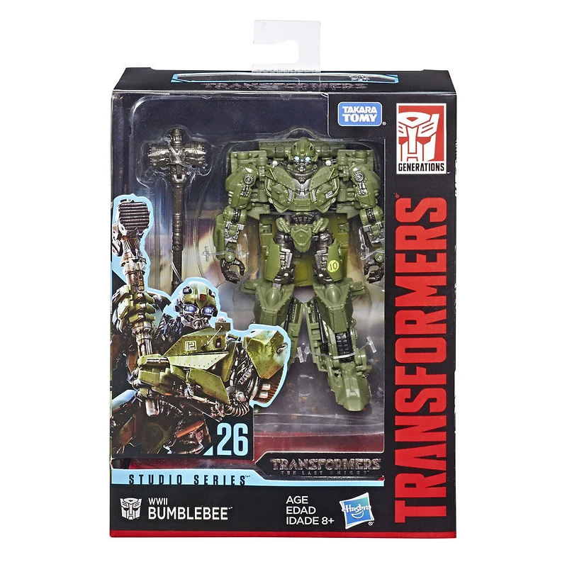 Transformers Studio Series no 26 - Figurine Bumblebee Seconde Guerre mondiale, de classe de luxe, Transformers: Le dernier chevalier