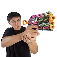Zuru X-Shot Skins Flux Dart Blaster - Zombie Stomper (8 fléchettes)