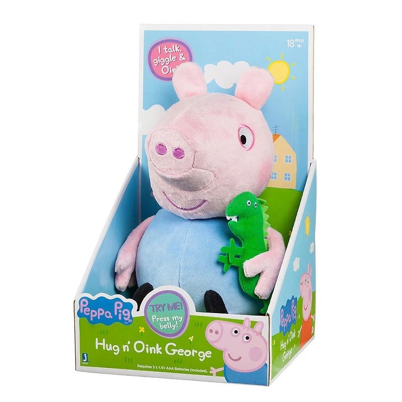 Peppa Etreinte et Oink Peluche - Édition anglaise