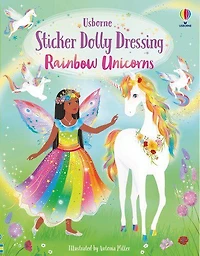 Sticker Dolly Dressing Rainbow Unicorns - Édition anglaise