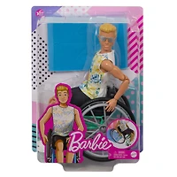 Barbie Ken Fashionistas Doll - Wheelchair and Tie-Dye Shirt