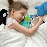 NightBuddies and BabyBuddies Set of 15" and 5" Plush Turtle Green Light-Up Eyes