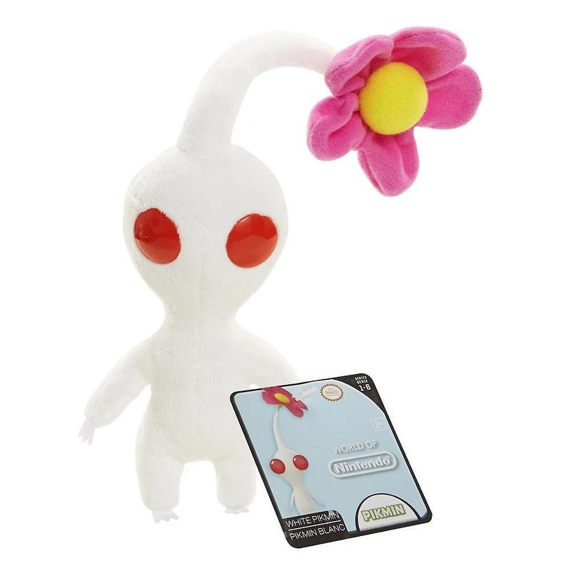  Nintendo - Peluche Monde de Nintendo Vague 6 - Pikmin Blanc