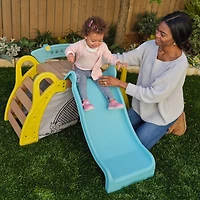 KidKraft - Module de camping et de glissade à escalader pour tout-petits avec tente-cachette<br>