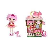 Lalaloopsy Doll - Jewel Sparkles with Pet Persian Cat, 13" princess doll