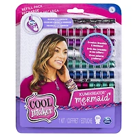 Cool Maker, KumiKreator Mermaid Fashion Pack Refill, Friendship Bracelet and Necklace Activity Kit