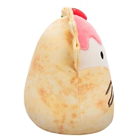 Peluche Squishmallows 7.5" - Gasten la crêpe aux fraises avec un filet de chocolat