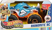 Hot Wheel Monster Trucks Échelle 1:24 Rhinomite RC, à piles