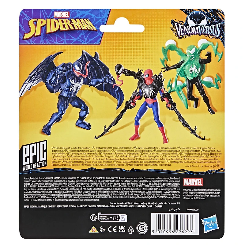 Marvel Spider-Man Epic World of Action VenomVersus, figurine Venom deluxe