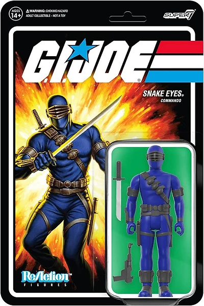 Figurine de réaction Snake Eyes de G.I. Joe Wave 3