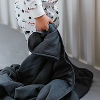 Couverture En Bambou Perlimpinpin- Charbon