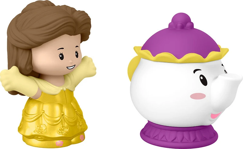 Little People Princesses Disney Coffret Belle et Mme Samovar
