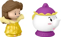 Little People Princesses Disney Coffret Belle et Mme Samovar
