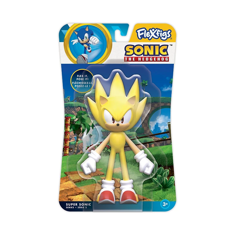 Flexfigs - 1 Pack - Sonic The Hedgehog - Super Sonic