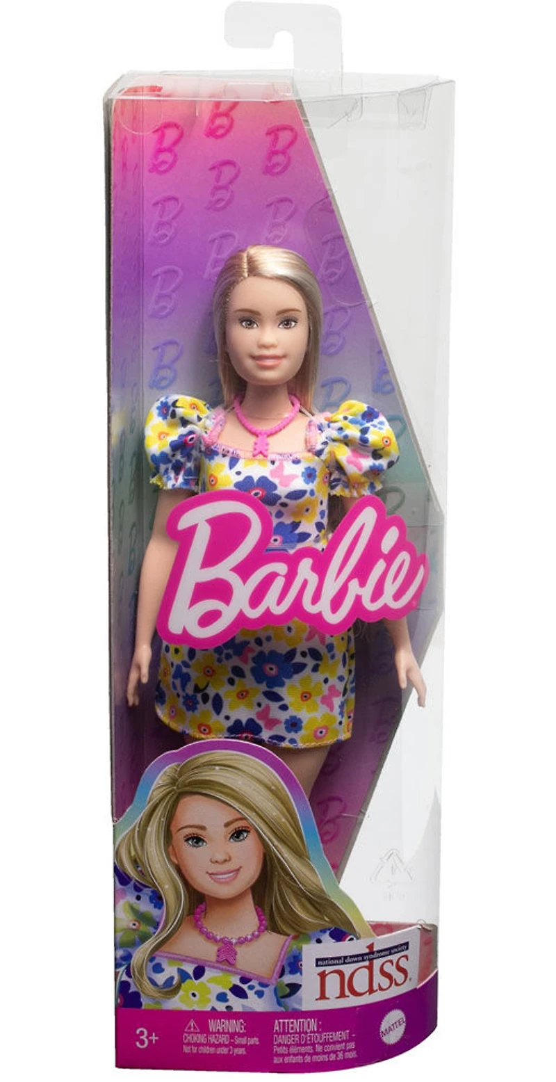 Barbie Fashionistas Doll #208, Barbie Doll with Down Syndrome Wearing Floral Dress