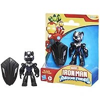Marvel Iron Man and his Awesome Friends Black Panther Action Figure Toy with Accessory