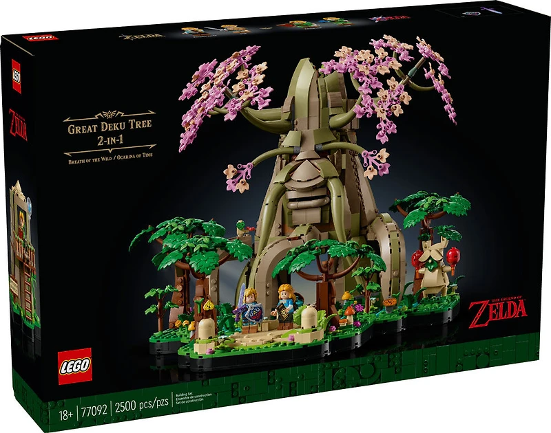 LEGO The Legend of Zelda Great Deku Tree 2in1 Building Set - Collectible Zelda Kit for Adults - 77092