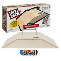 Tech Deck Performance Series, Shred Pyramid avec rail métallique et fingerboard Blind exclusif