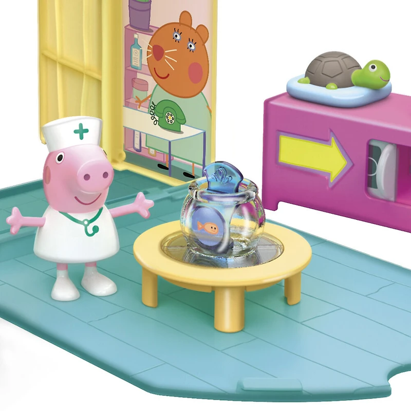Peppa Pig Peppa's Adventures Peppa Visits the Vet Fun Playset Preschool Toy