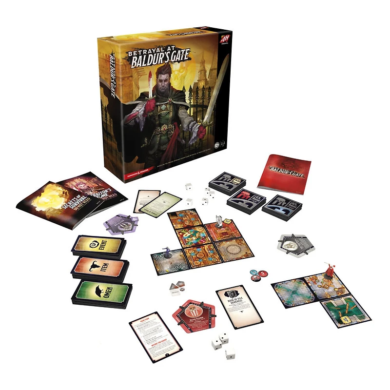Avalon Hill Betrayal at Baldur's Gate Modular Board Hidden Traitor Game - English Edition