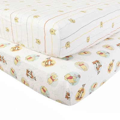 Disney Winnie the Pooh, regarde les étoiles, lot de 2 draps en flanelle