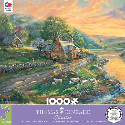 Thomas Kinkade - Daybreak At Emerald Valley - Puzzle 1000 Pièces