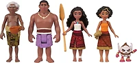 Disney Moana 2 Moana’s Canoe Crew Playset with 5 Small Dolls & 3 Accessories, Inspired by the Movie