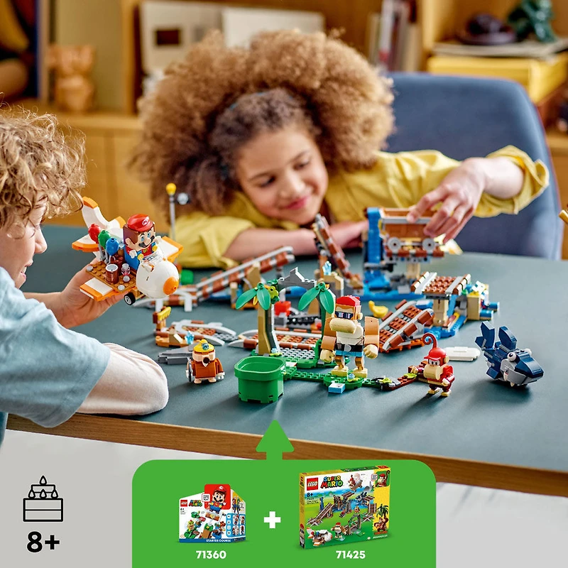 LEGO Super Mario Ensemble d'extension La course en wagon de Diddy Kong 71425 (1 157 pièces)