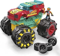 MEGA - HW - Monster Trucks - Coffret - HW Demo Derby, 140 pièces