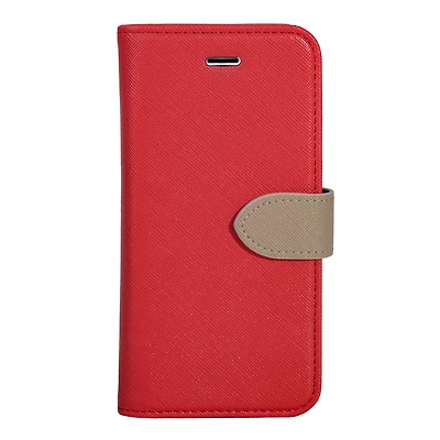 Blu Element 2 in 1 Folio Case for iPhone 8 Plus/7 Plus/6S Plus/6 Plus Red/Butterum (B21I7PRD)