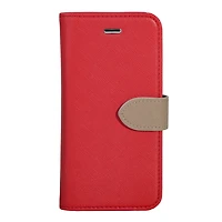 Blu Element 2 in 1 Folio Case for iPhone 8 Plus/7 Plus/6S Plus/6 Plus Red/Butterum (B21I7PRD)