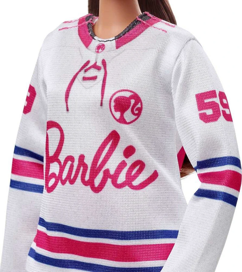 Barbie- Poupée - Joueuse de hockey